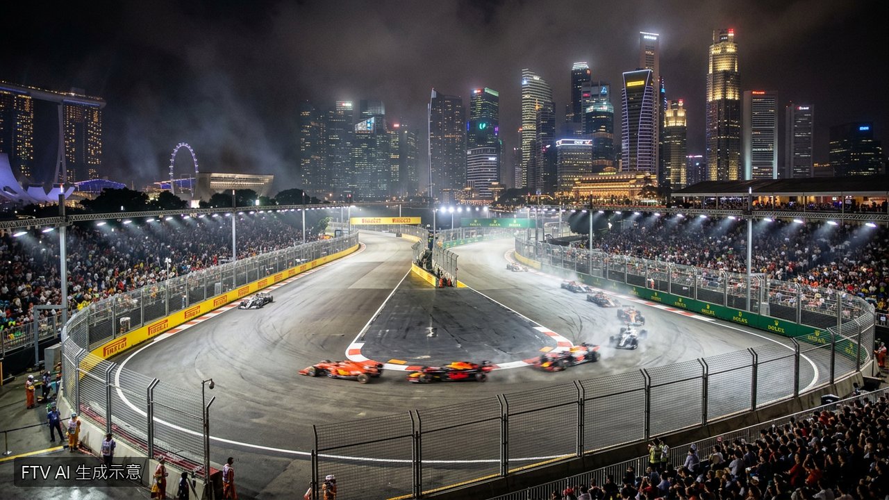 F1新加坡站衝刺排位賽 Max Verstappen奪杆位