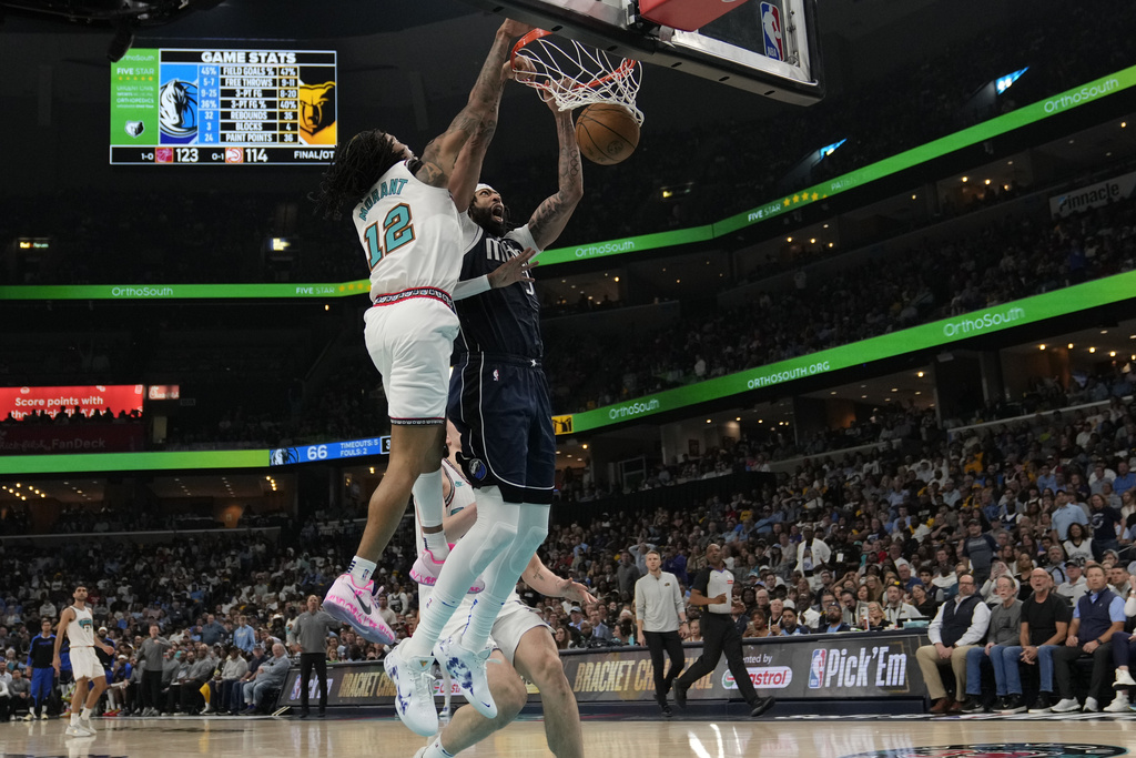 NBA(影)／一眉哥砍40分無力逆轉！獨行俠季後賽夢碎　莫蘭特帶隊晉級