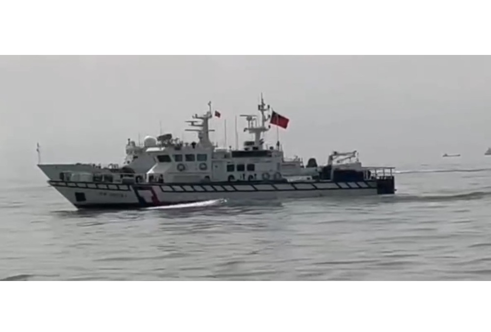 侵擾不止　中國海警船2日4度編隊進入金門水域