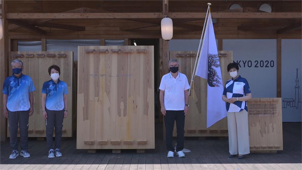 東京奧運休戰牆揭幕　期待比賽期間世界和平