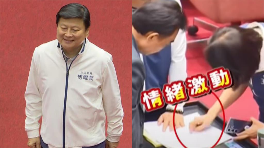 王鴻薇摔文件傅崐萁縮了!他還原「花蓮王奉茶3連哄」吳靜怡傻眼:一定要把他罷了