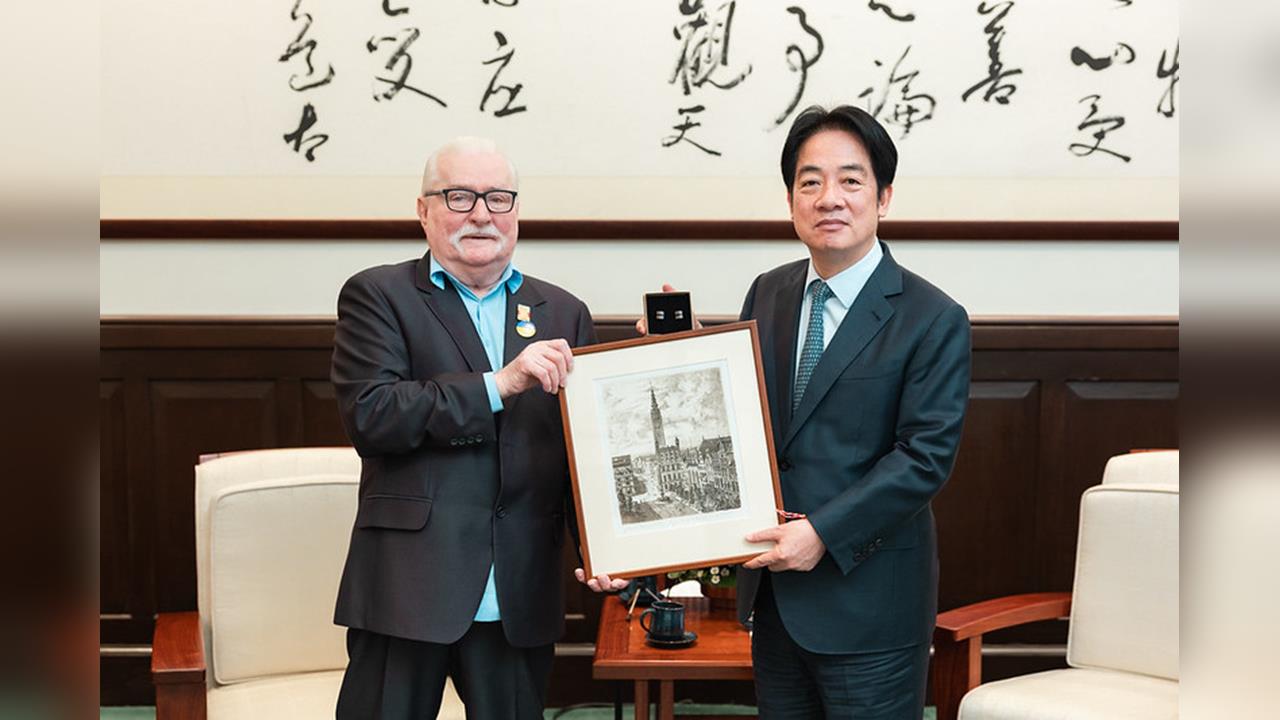 快新聞／波蘭前總統霸氣挺台！嗆中國「共產行不通、迷信武力」　賴清德發聲了