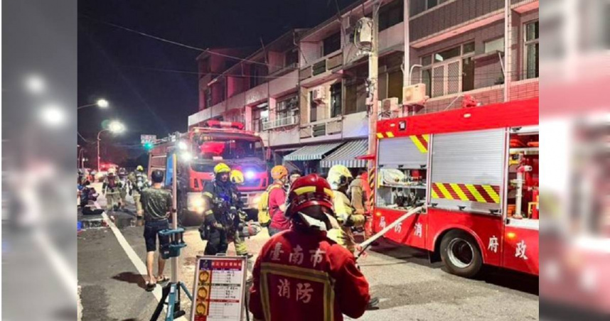 台南民宅火警！高中生做「硝糖火箭」失敗竄火　1家4口驚逃保命