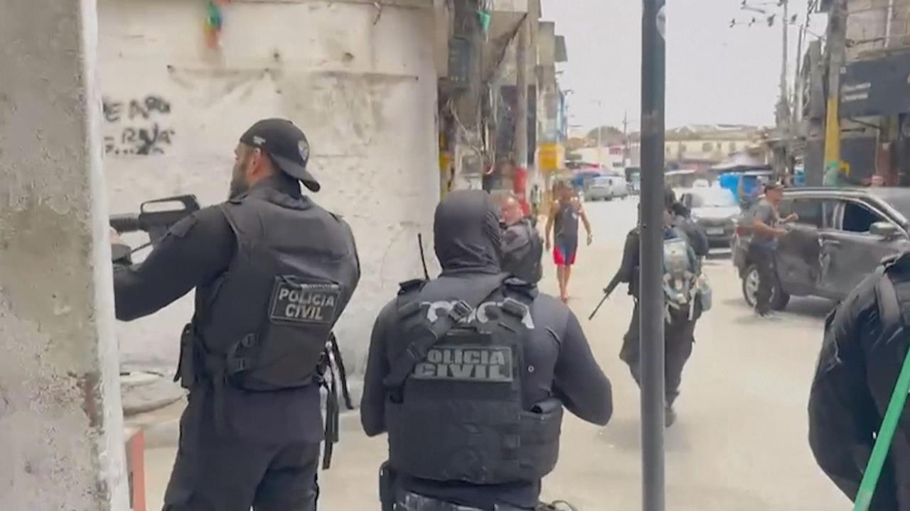 打擊里約最大惡勢力「紅色指揮部」！逾60名嫌犯死亡、4警殉職