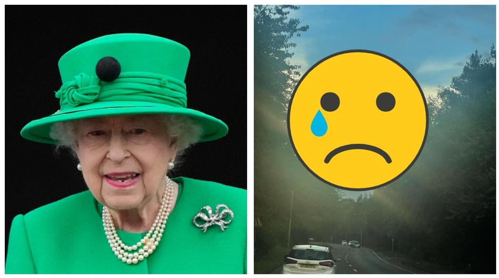 英國天空突現「女王雲朵」！路過民眾見「招牌帽子」驚呆：真的好像