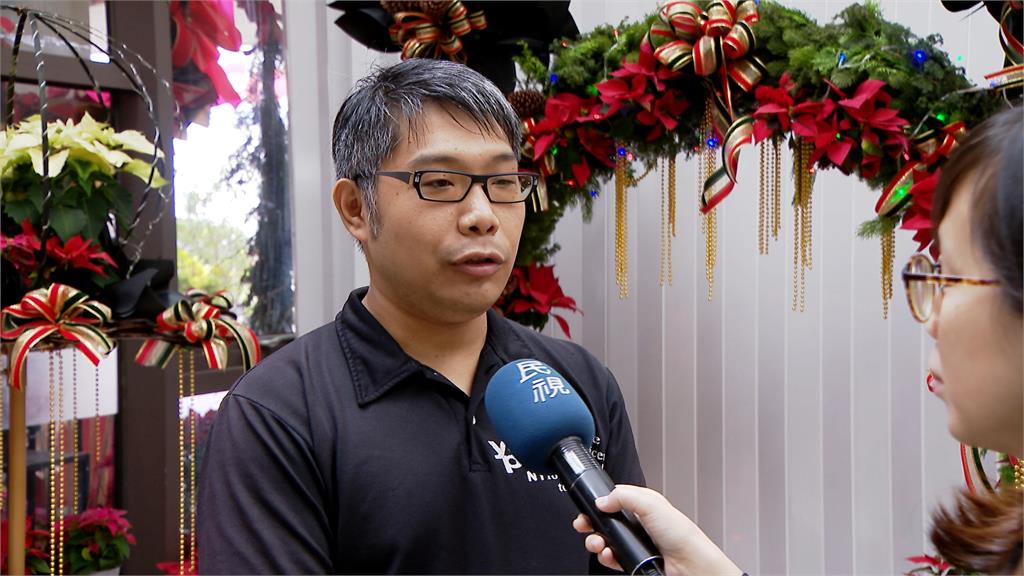 聖誕紅買氣現　台北花市估12月中旬最旺