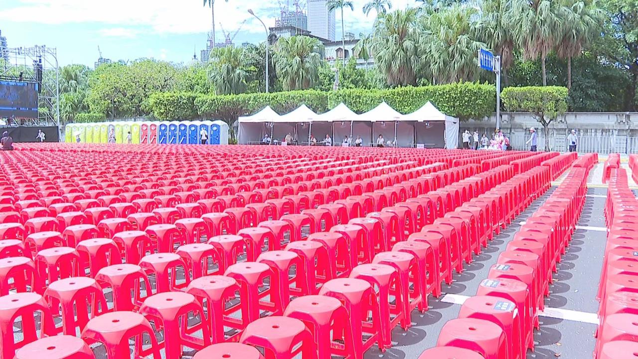 快新聞／國民黨凱道造勢人潮曝光　現場「一片紅通通」