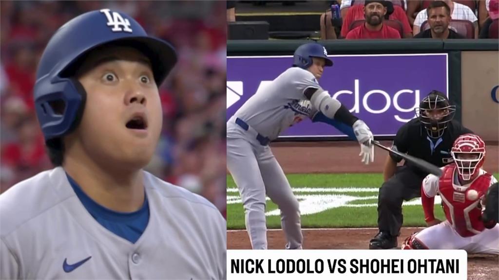 MLB(影)／轉播單位小編「邊打字邊笑」　大谷領「4K鐵支」炸表情包網瘋傳