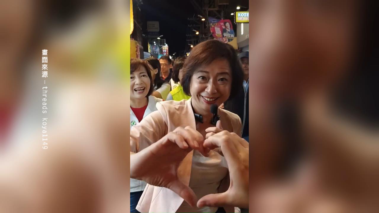 純派、追欣人擠爆逢甲夜市　齊聲嗨喊：台中的市長何欣純