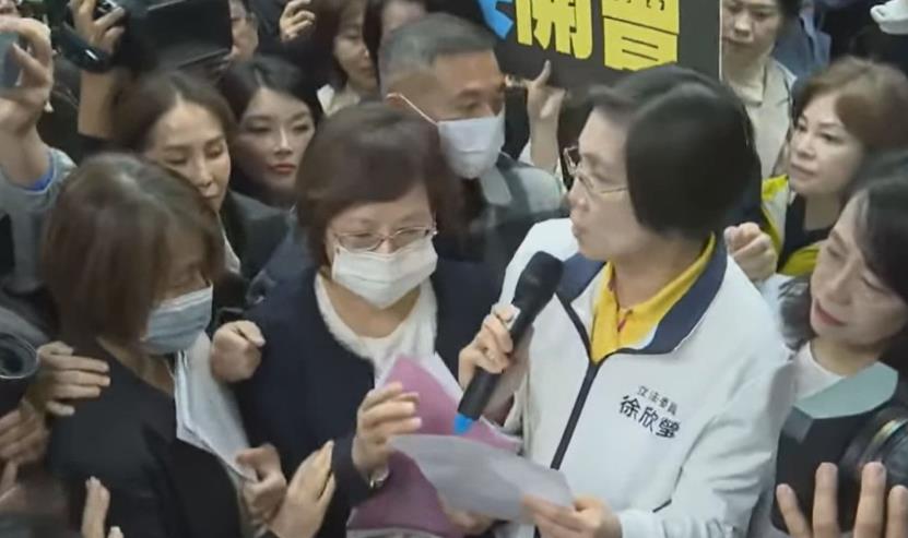 快新聞／《選罷法》國民黨召委徐欣瑩「私帶麥克風」　綠委轟：會議應無效