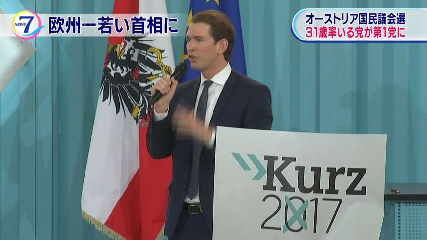 奧地利大選落幕 外長庫爾茲成鮮肉總理
