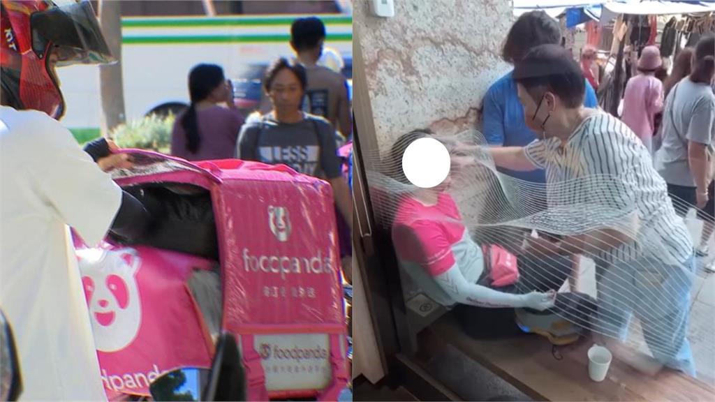 婆婆見外送員中暑倒路邊秒做1舉動！他清醒後喊「這句話」惹哭一票網友