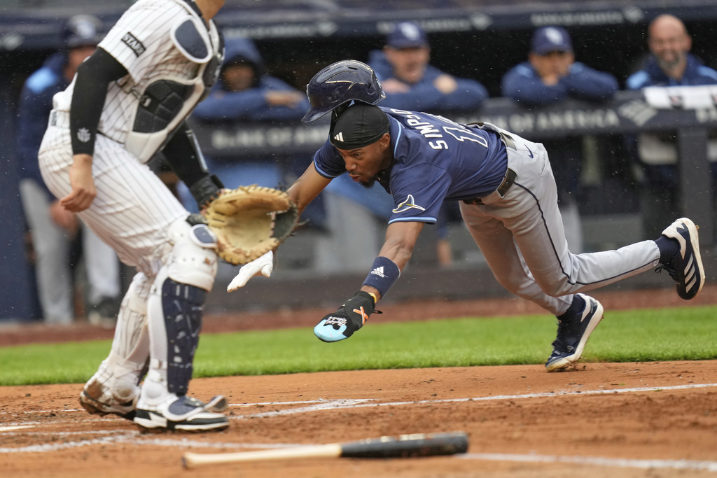 MLB(影)／他的驚人速度比大谷翔平還快！隊友內野安打辛普森從二壘直衝本壘得分
