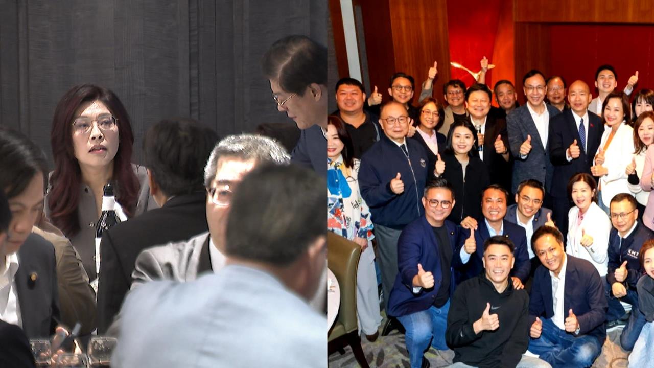 同桌零互動！鄭麗文想破冰被韓國瑜避開眼神　綠營酸：沒比較沒傷害