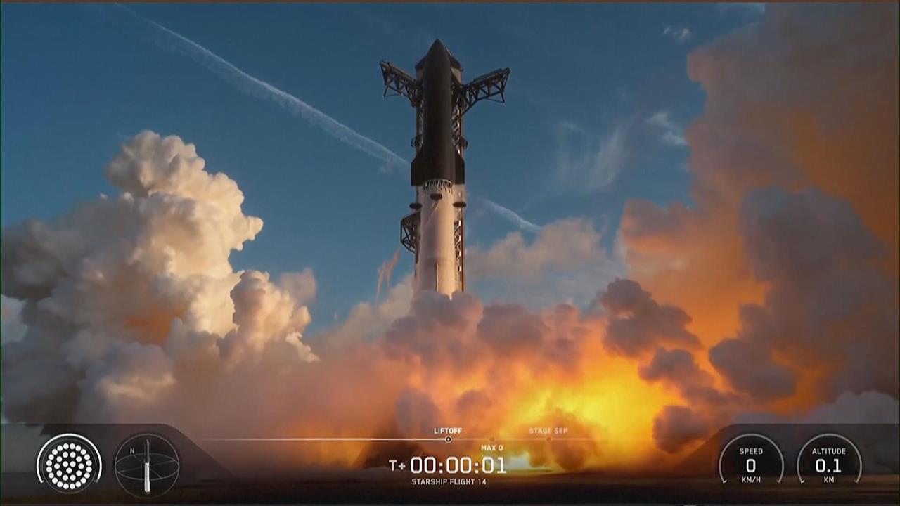 第14次試飛！美國SpaceX星艦火箭9/28德州發射升空