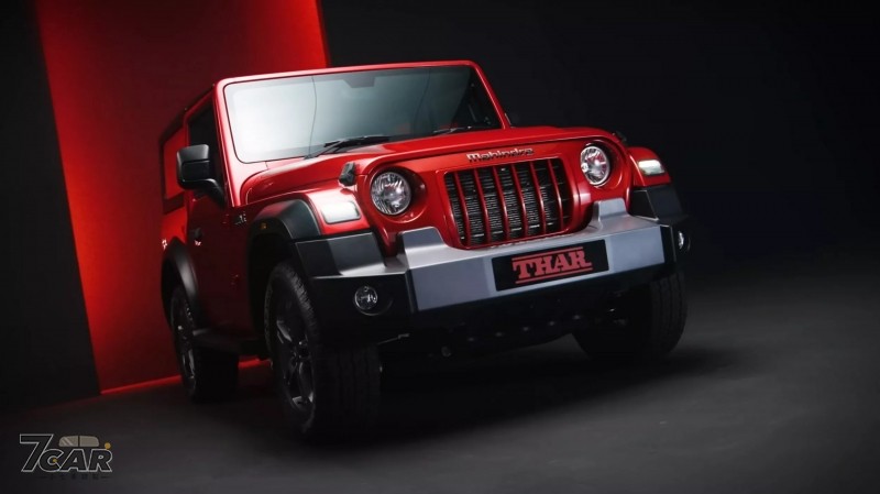 內裝科技升級，小改款 Mahindra Thar 登場