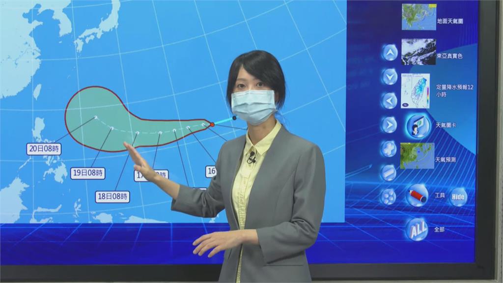 快新聞／熱低壓估發展為輕颱　氣象局揭距台灣3、4千公里：有無成颱暫時都沒影響
