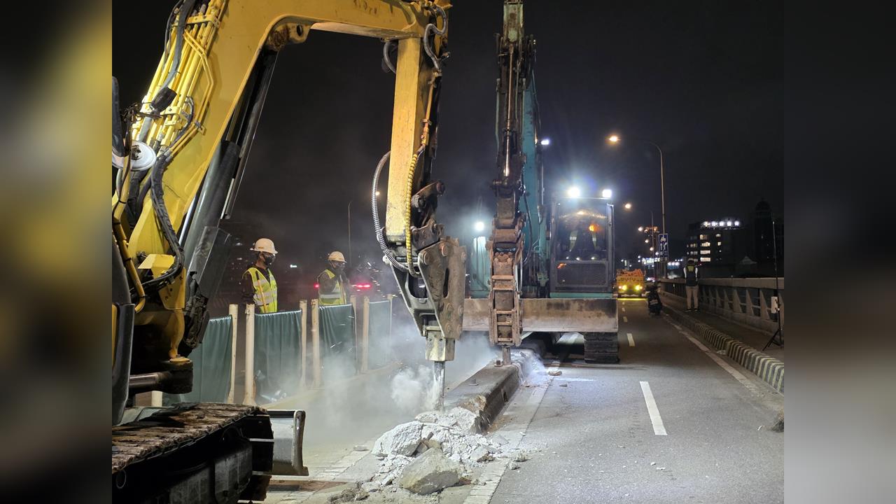 快新聞／新北機車騎士注意！連接板橋新莊重要幹道　「這座大橋」仍在施工