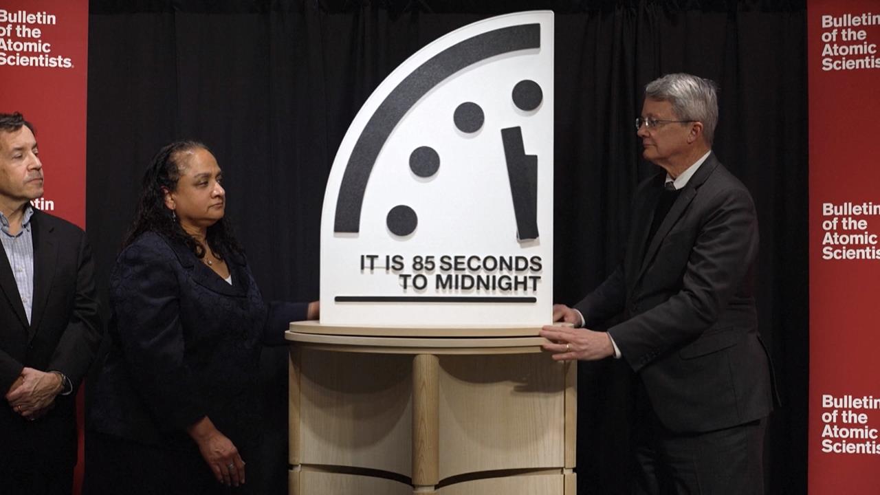 末日鐘距離午夜剩85秒　台海危機並列世界威脅