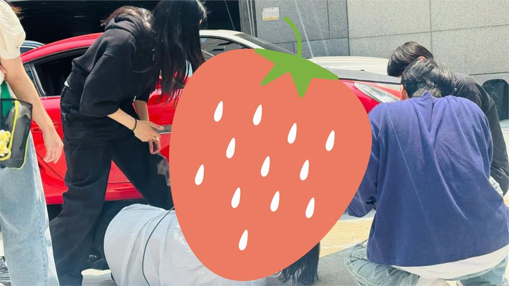 後面有車！河智苑「趴馬路倒出猛料」超扯狀態被捕捉…網嚇爛：太厲害