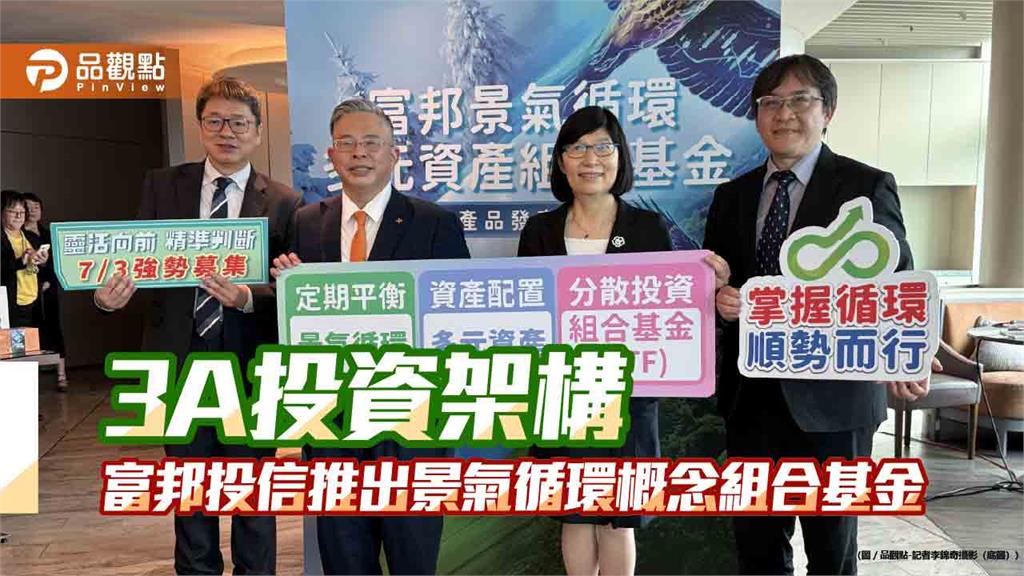 跟著景氣循環走!富邦投信多元資產組合基金來囉 股債、比特幣ETF靈活配置