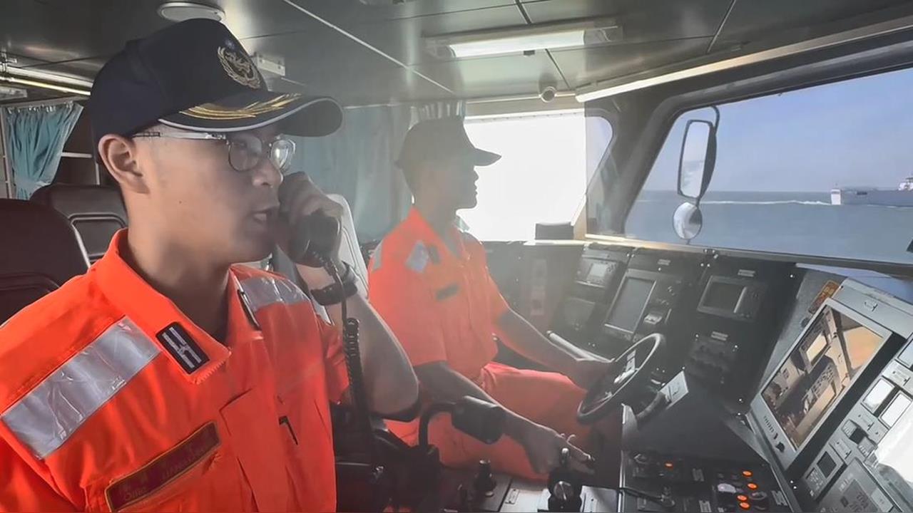 快新聞／還囂張廣播促統！中國4海警船多次騷擾金門海域　我海巡霸氣回擊