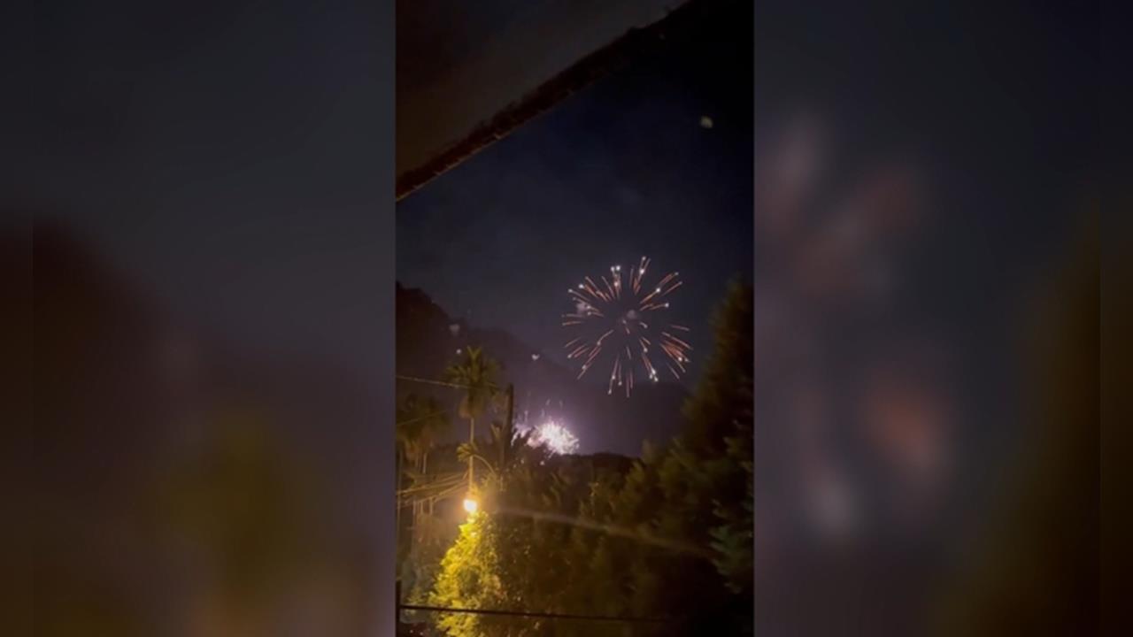 裡冷部落旁露營區住客放煙火　連聲巨響居民難入眠