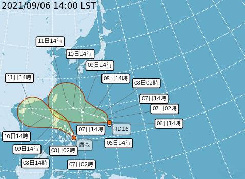 快新聞／今年第13號颱風「康森」生成　最新路徑曝光