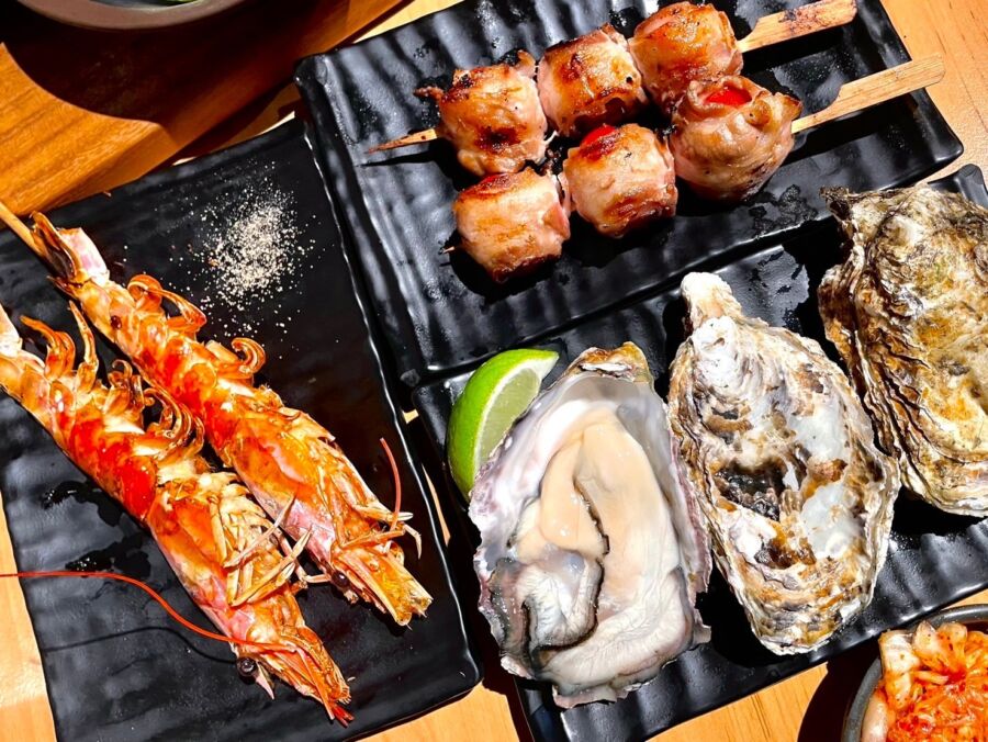生蠔、紅蝦為38婦女節應援!串燒居酒屋推「抗老補血」海陸套餐