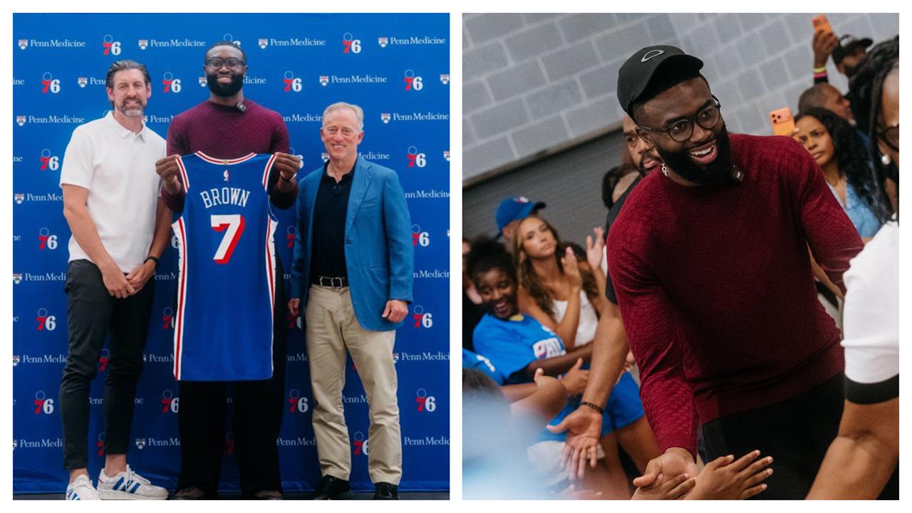 NBA(影)／「杰倫」首度在七六人亮相！自曝得知被交易後震驚到砸手機