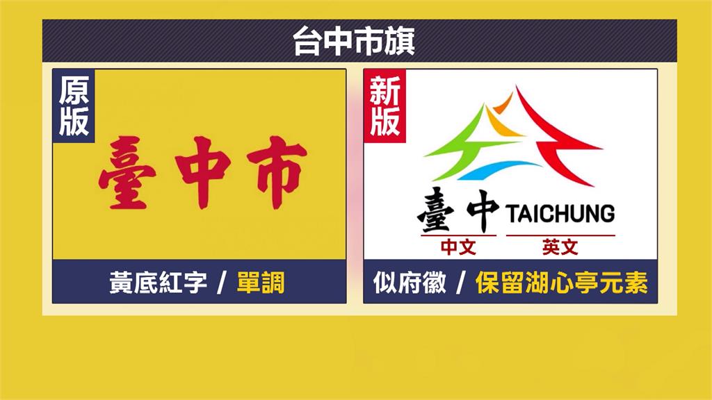 80年來最醜市旗掰掰！　台中市新市旗設計出爐