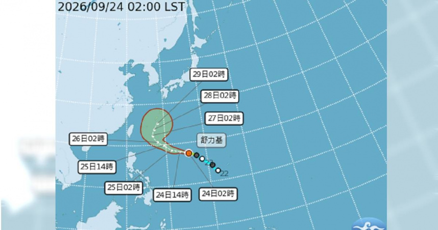 中秋連假天氣出爐!「舒力基」恐增中颱 專家:週末2天是轉向關鍵