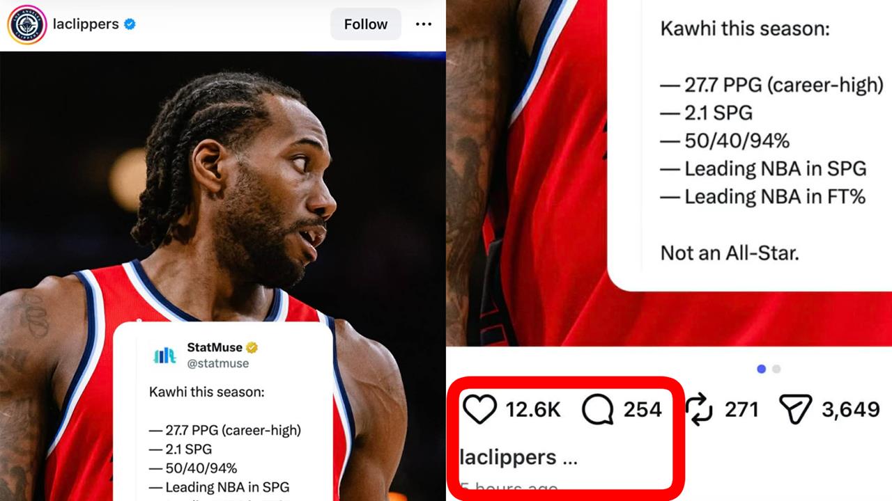 NBA/全明星遺珠?雷納德沒入選「快艇秒曬數據怒噴...」四大球星落選球迷抱不平