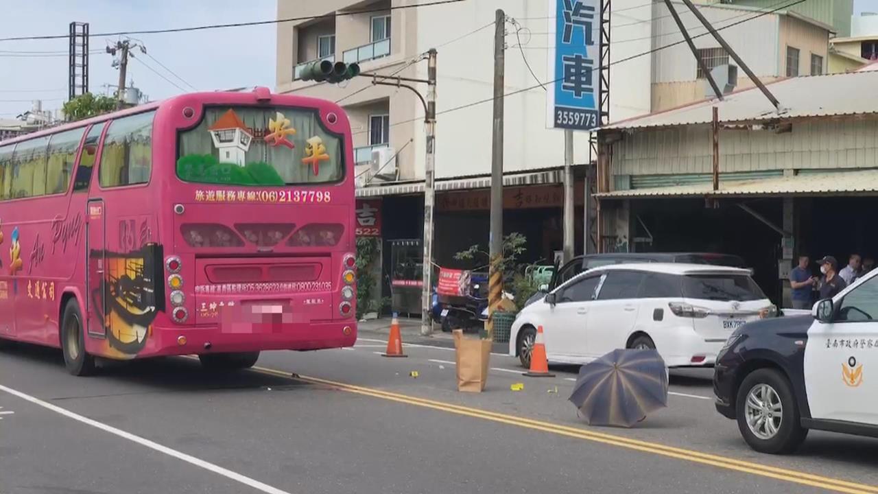 快新聞／台南死亡車禍！休假女警遭遊覽車撞擊身亡