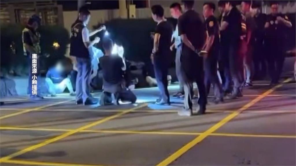 員林大半夜10輛警車圍捕　轎車拒檢逃逸企圖衝撞從市區追到花壇鄉