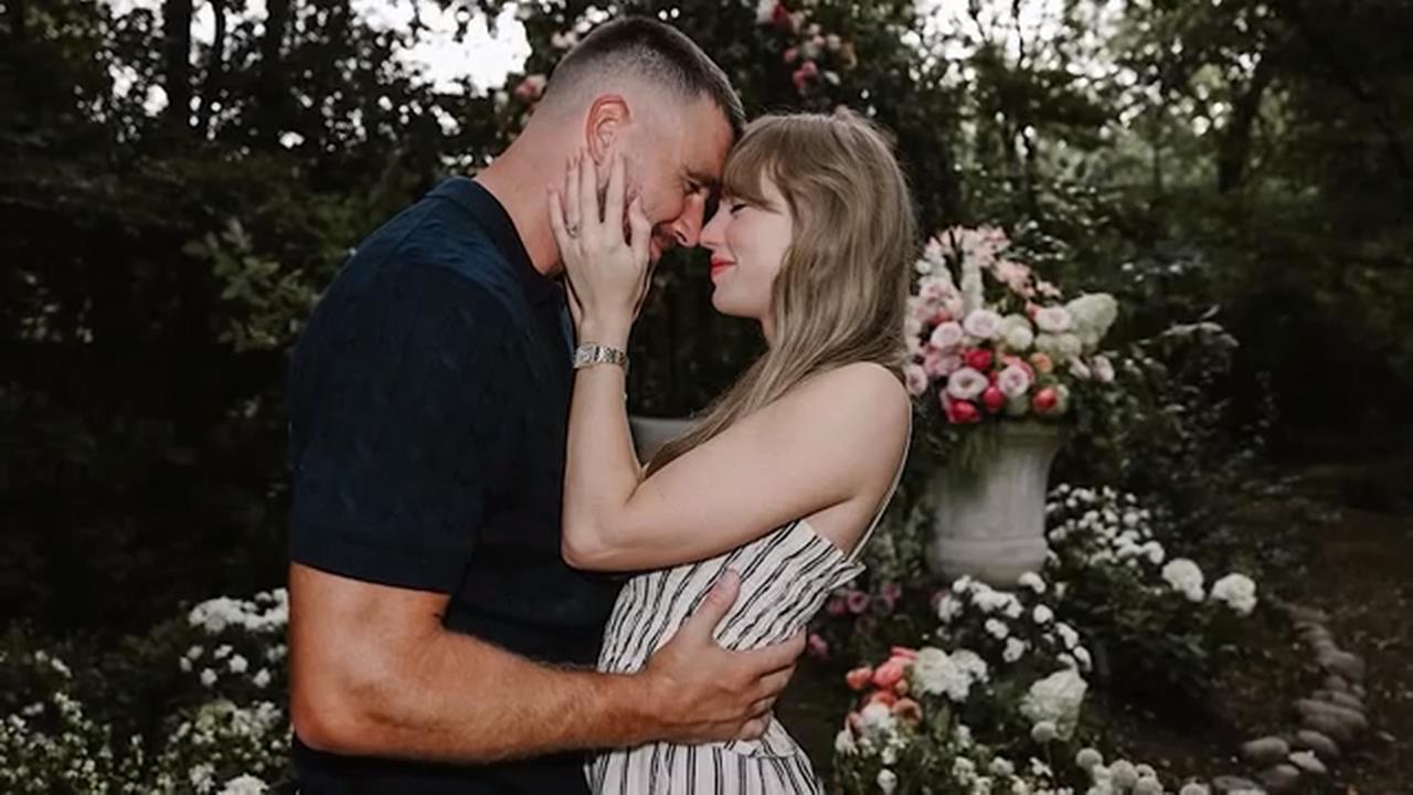天后泰勒絲公開訂婚照！　鑽戒價值上看2100萬、訂婚洋裝售磬