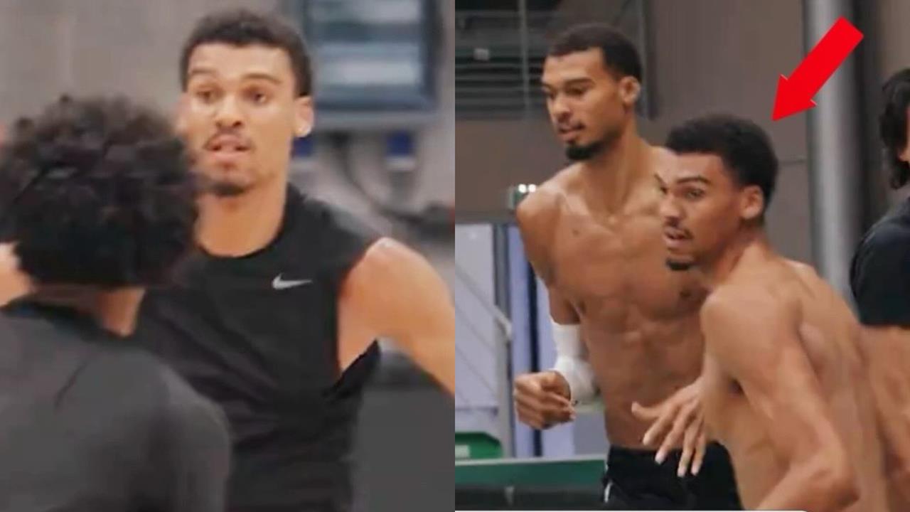 NBA(影)／外星兄弟合體！文班亞馬弟弟隨馬刺練球　外媒直呼：一起打NBA超狂的