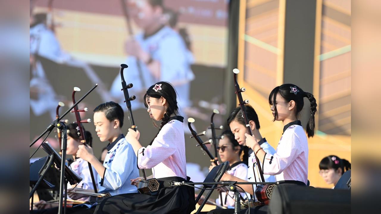 全國唯一受邀登上燈會主舞台　朴子國中國樂班以樂聲訴說家鄉故事