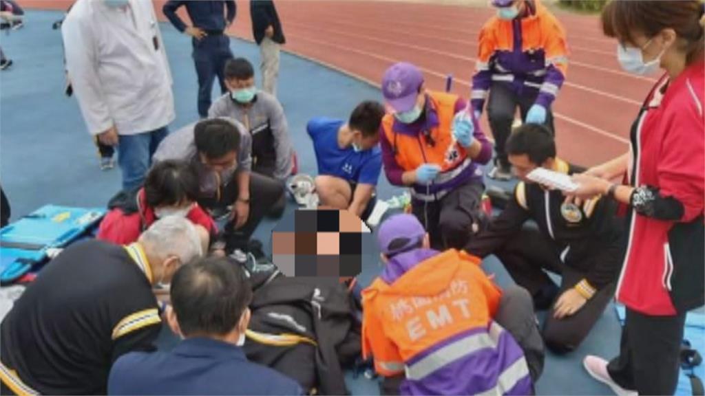 台南員警跑步訓練突昏厥一度無意識 CPR急救恢復心跳