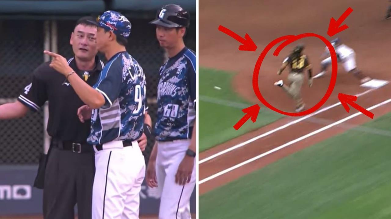 MLB(影)／中職又領先！塔提斯跑壘被判出局氣炸　「神複製」3年前台灣同款爭議