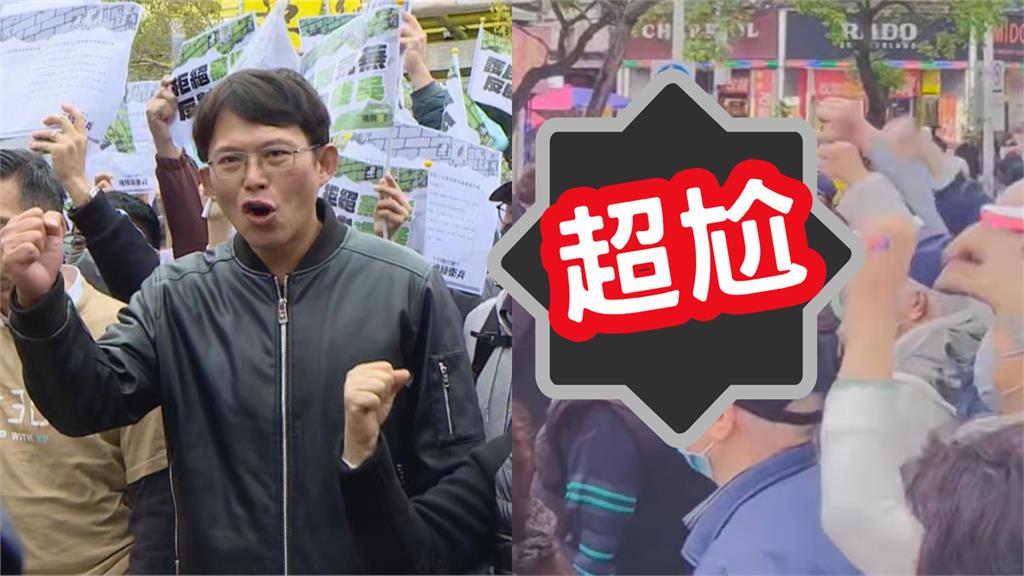 黃國昌現身龍山寺開講！超狂阿公、阿嬤團包圍「開嗆這句」他超尬反應曝光