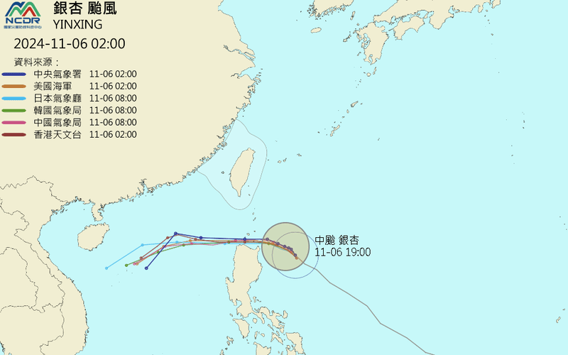 中颱銀杏恐有「共伴效應」猛灌3天雨彈！林嘉愷點名「台灣3區」影響最大