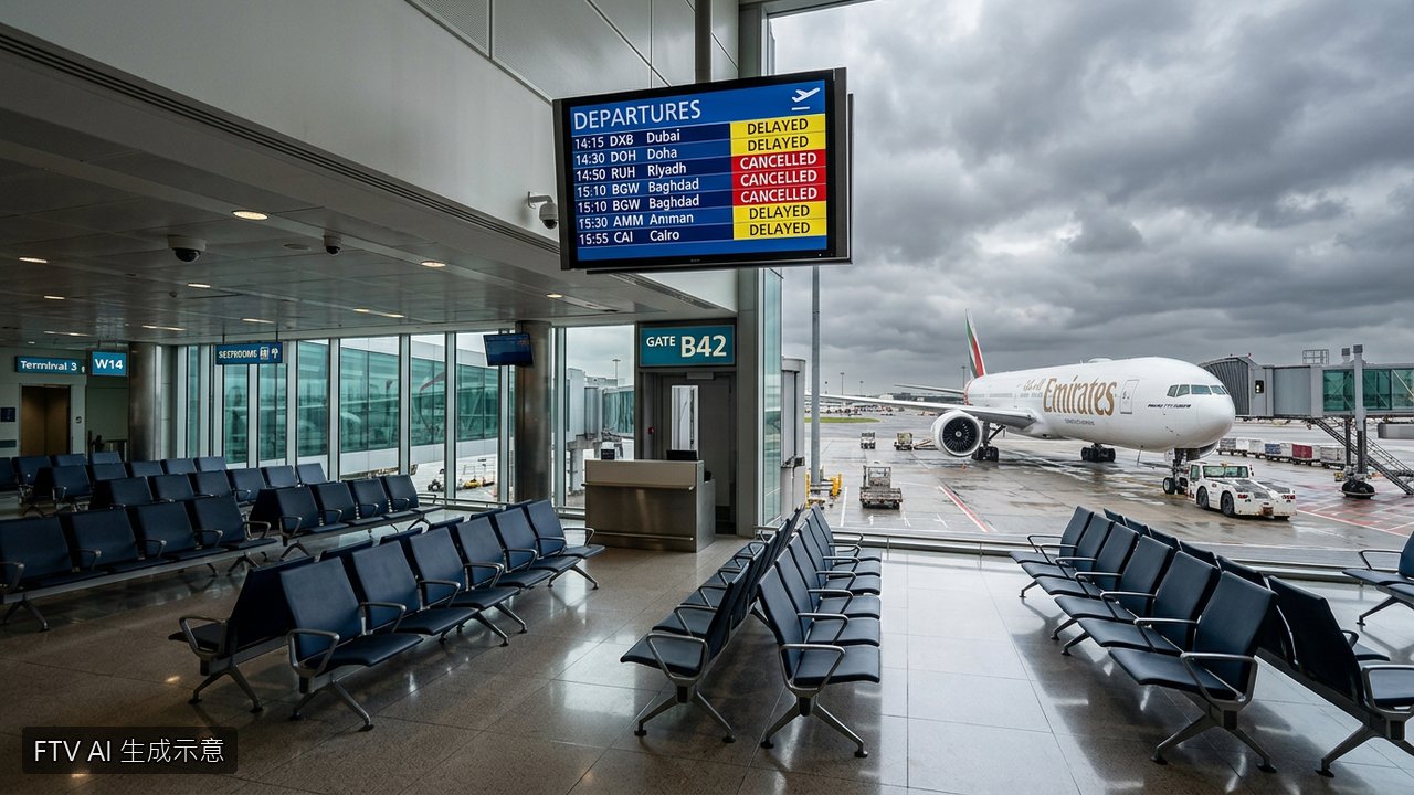 中東衝突影響持續！全球多家航空公司調整、停飛中東航線