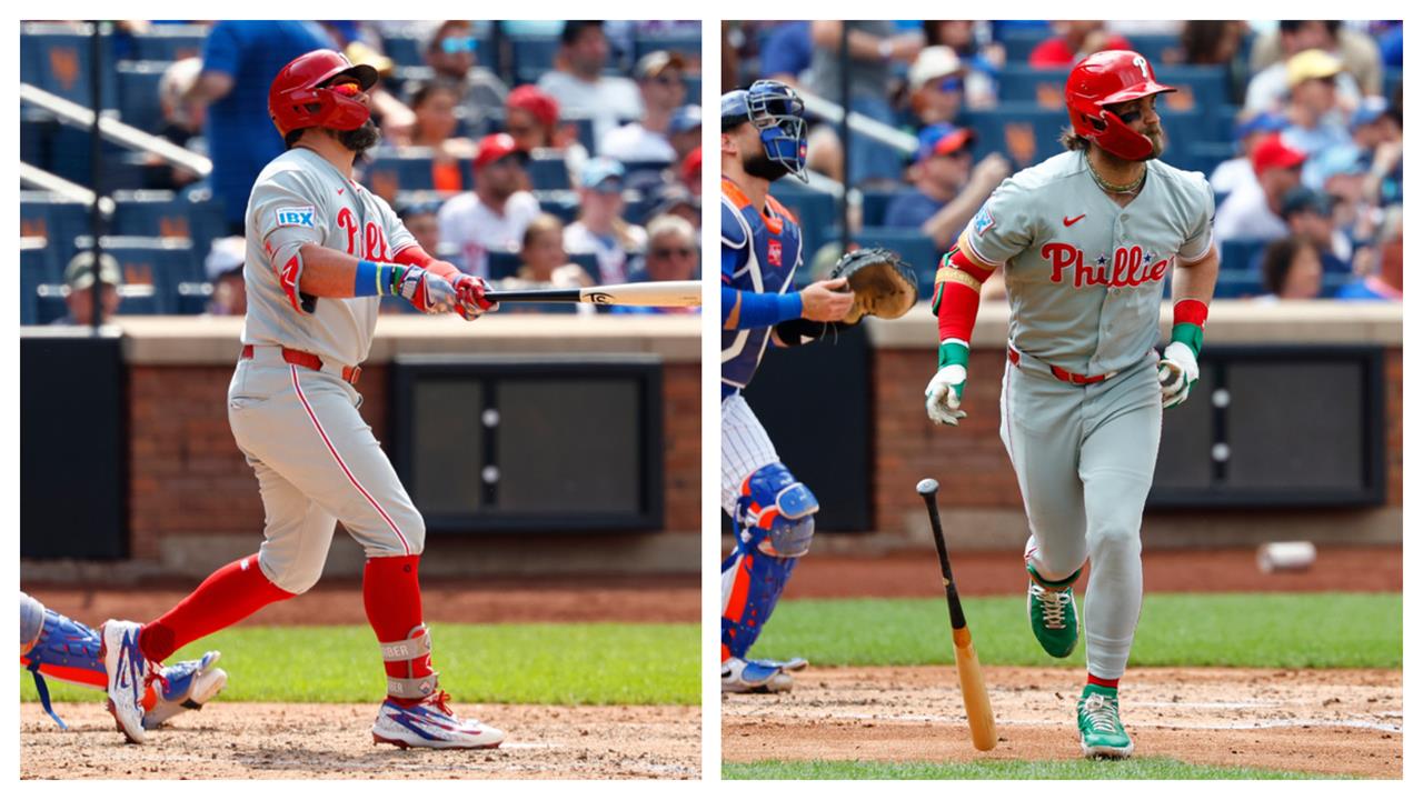 MLB(影)／費城人兩巨砲火力猛！哈波、史瓦伯有機會一起達生涯400轟里程碑