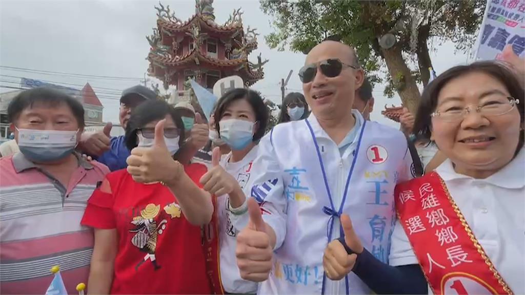 嘉義縣選戰藍綠衝刺！翁章梁當母雞　韓國瑜二度輔選王育敏