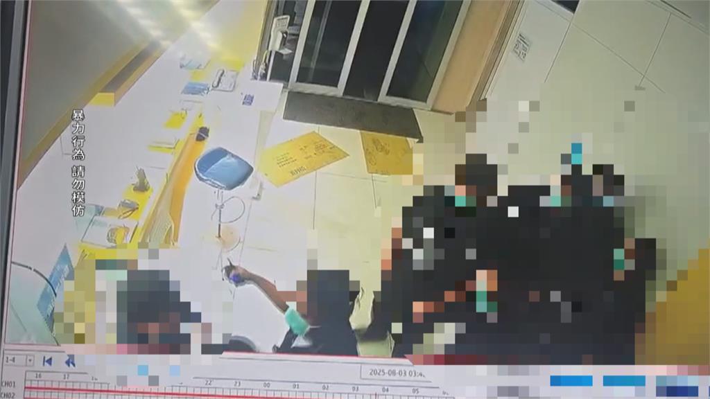 高雄博田醫院傳經營權之爭　20名黑衣人凌晨突襲中控室