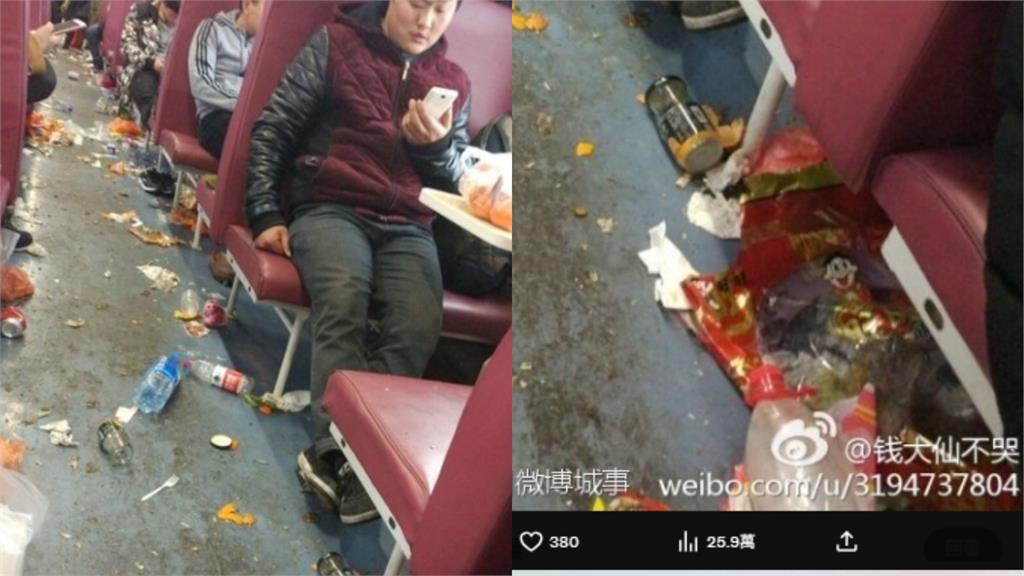網傳台灣高鐵滿地垃圾！背後竟是「中國人搞鬼」台網友揭真相打臉了