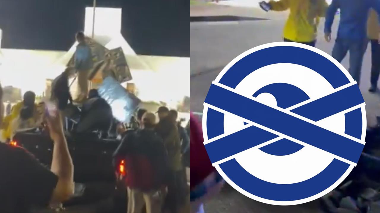 中國駐美使館前爆大場面！抗議者遭「中共人員襲擊」網轟：把跨境鎮壓擺上檯