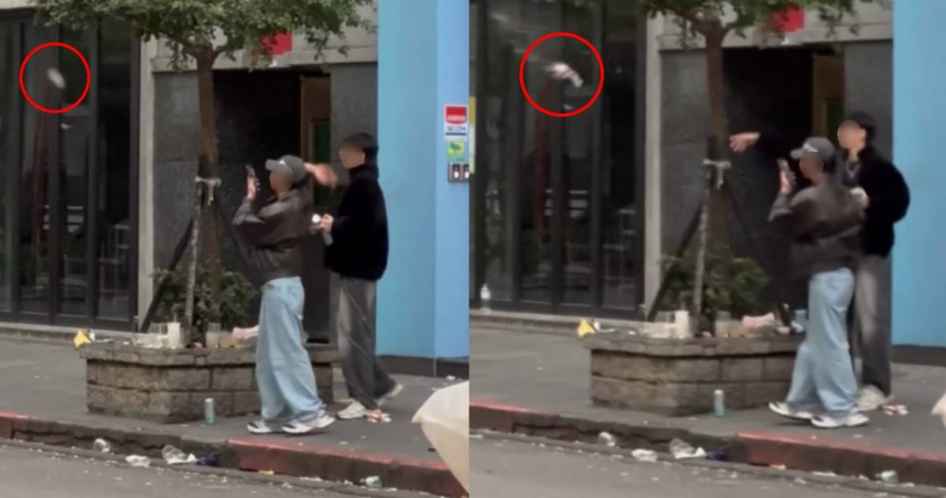 2男北市超跑巷「狂砸酒瓶」!碎玻璃布滿車道 網轟:自以為很帥