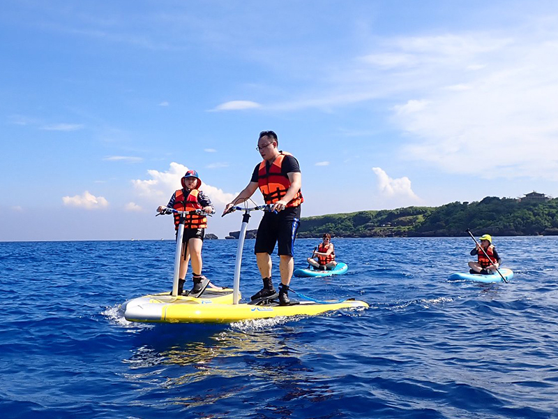 小琉球唯一腳踏式SUP！專屬<em>浮潛</em>體驗與海龜共遊蔚藍海洋
